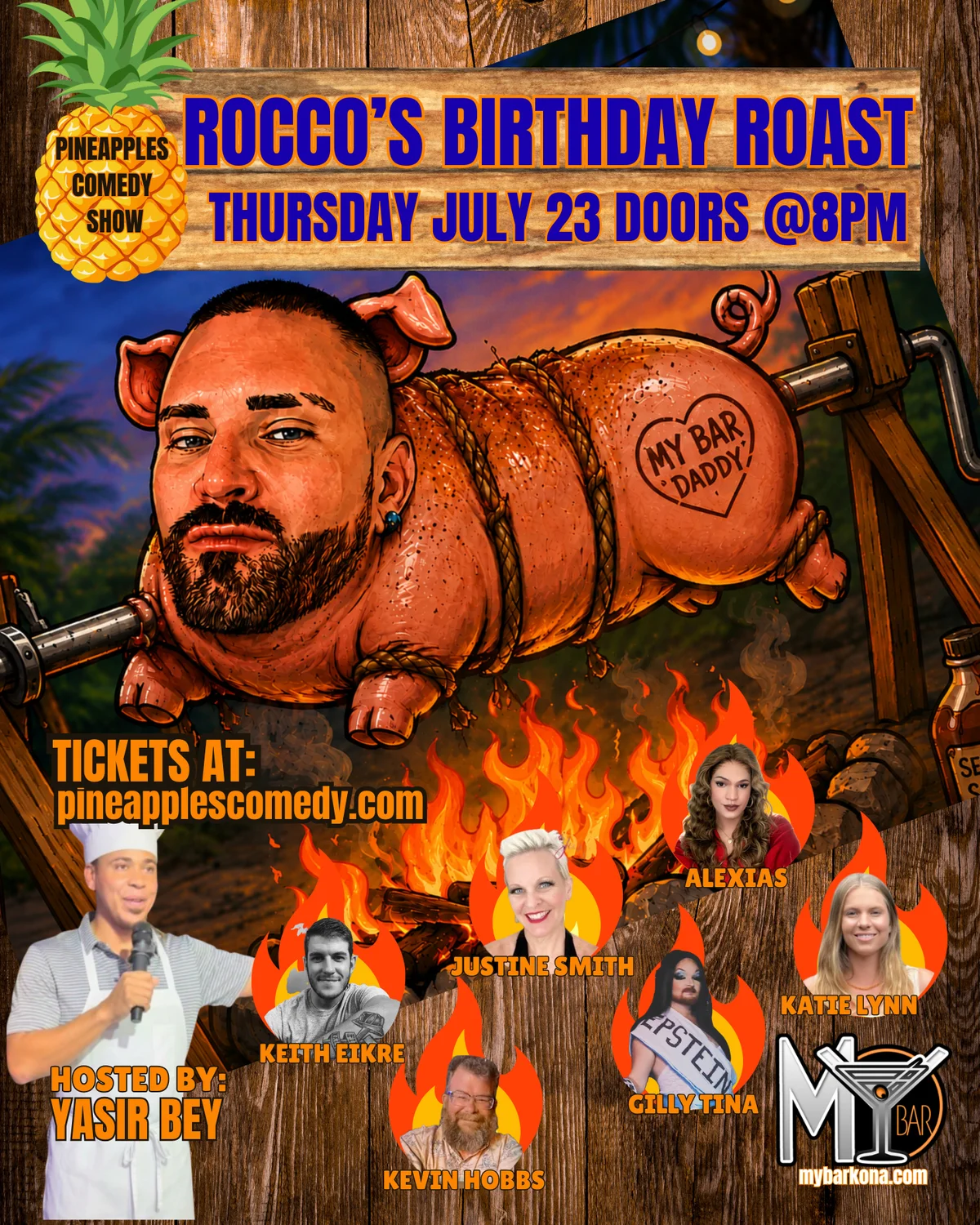 Poster for The hot ass roast of Rocco!!!!