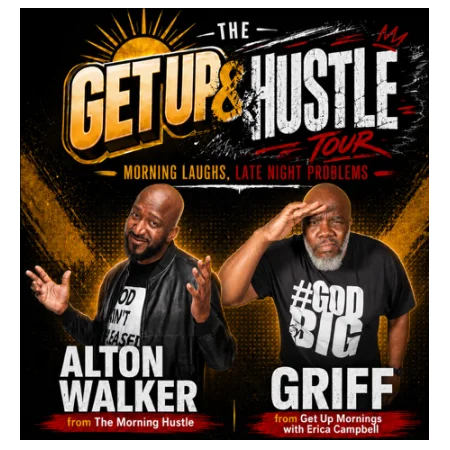 Poster for THE GET UP & HUSTLE TOUR