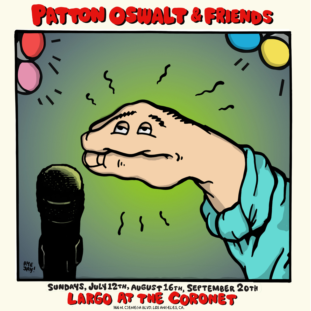 Poster for Patton Oswalt and Friends