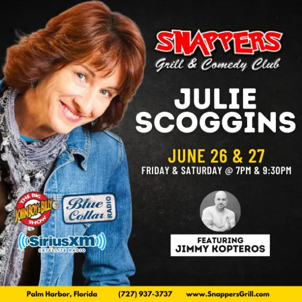 Poster for Julie Scoggins Comedy