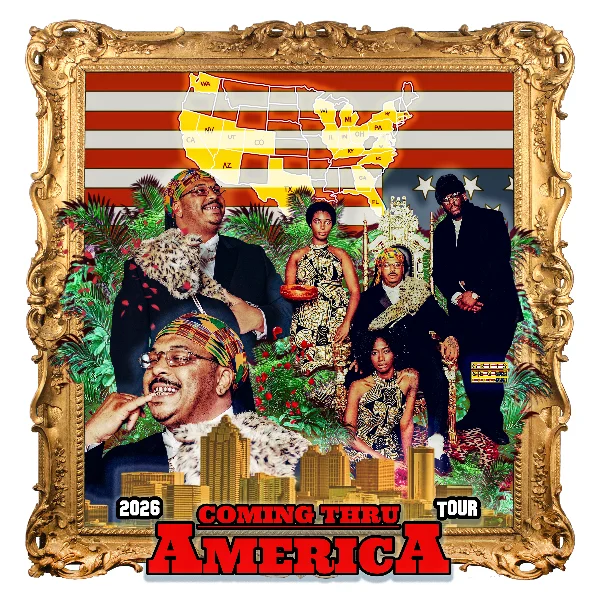 Poster for Grits & Eggs Podcast: Coming Thru America Tour