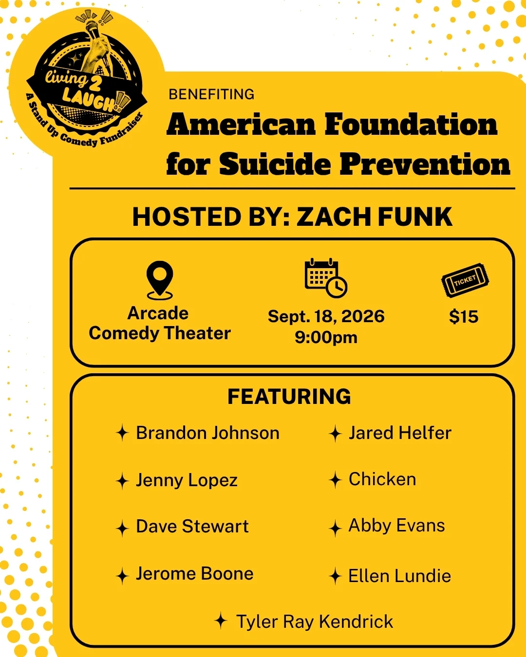 Poster for Living to Laugh