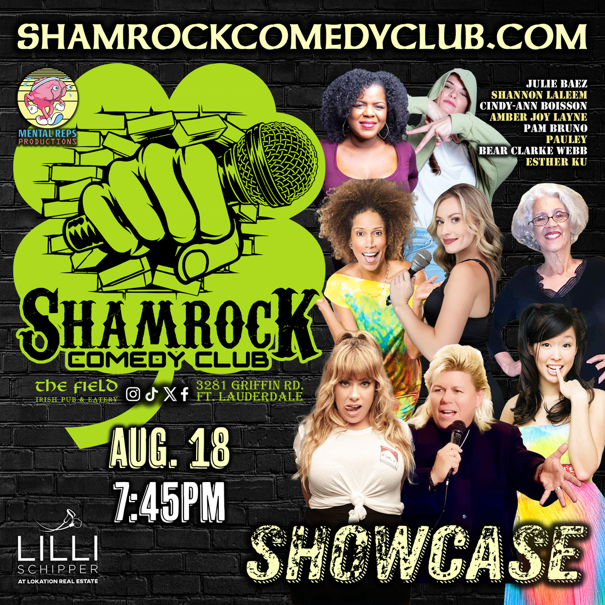 Poster for Shamrock Comedy Club | SHOWCASE