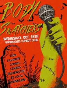 Poster for Room 861 at Goodnights: Invasion of The Body Snatchers