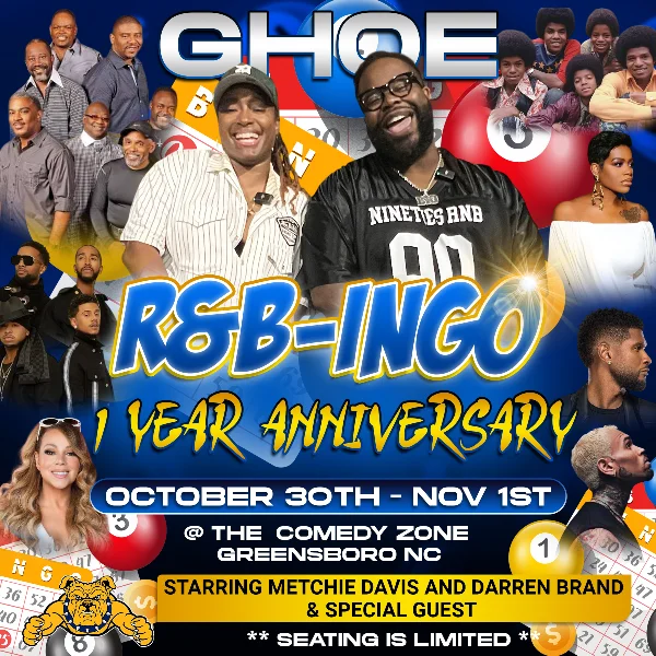 Poster for GHOE R&B Bingo