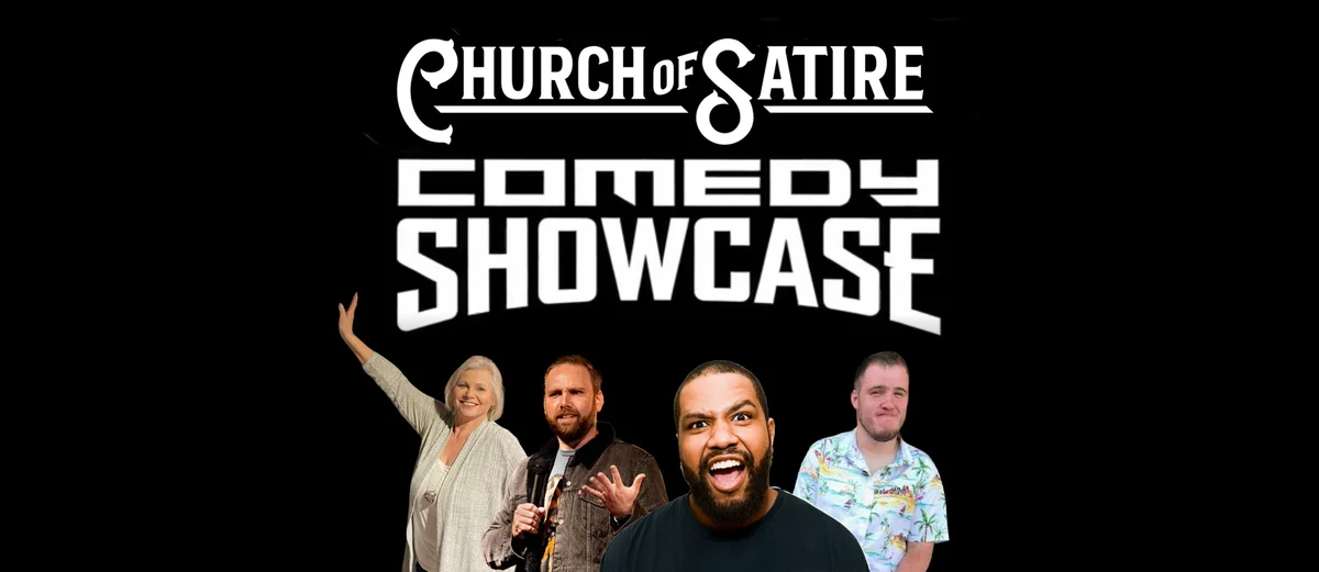Poster for Church of Satire Comedy Showcase