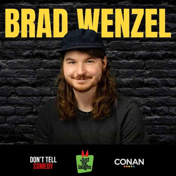 Poster for Brad Wenzel (Don't Tell, Conan) Live at Denver Comedy Underground! Plus Free Pizza