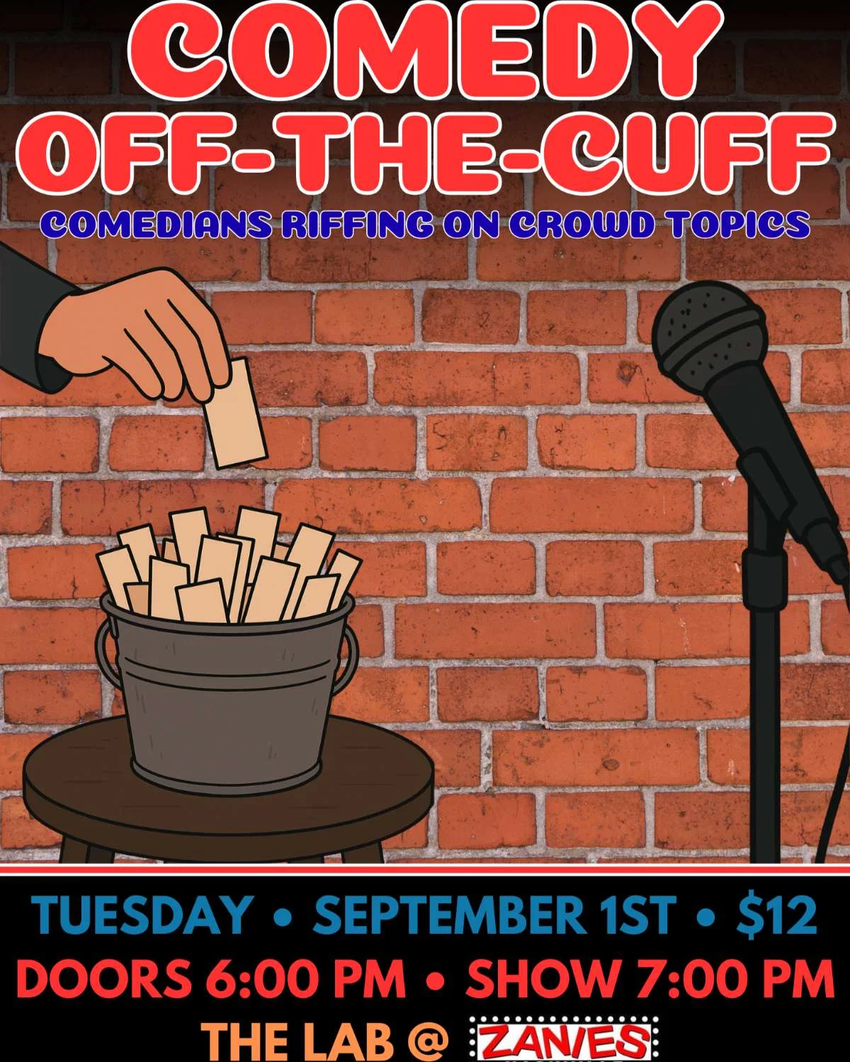 Poster for Comedy Off-The-Cuff