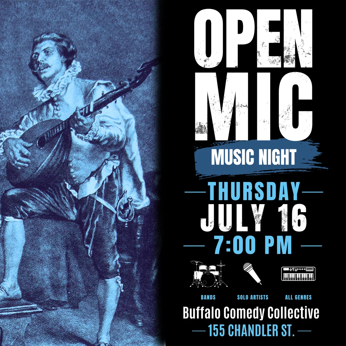 Poster for Open Mic: Music Night