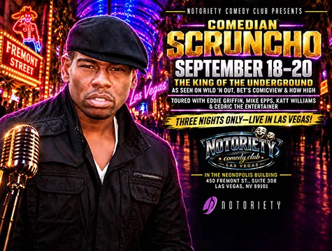 Poster for Notoriety Comedy Club