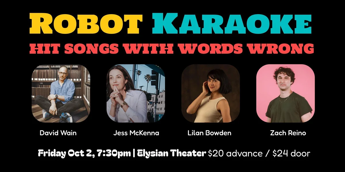 Poster for Robot Karaoke