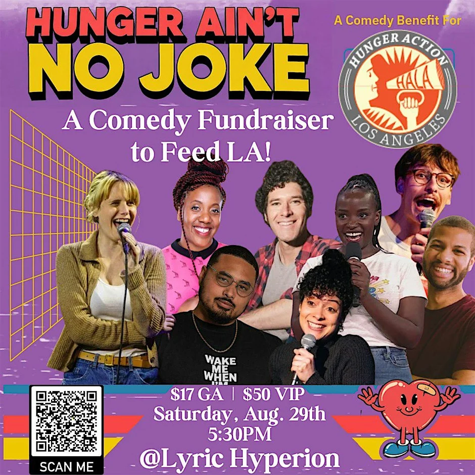 Poster for Hunger Ain't No Joke - A Comedy Fundraiser to Feed LA!