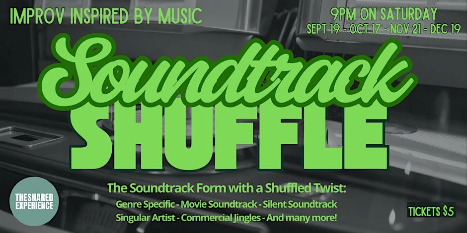 Poster for Soundtrack Shuffle: Improv Inspired by Music!