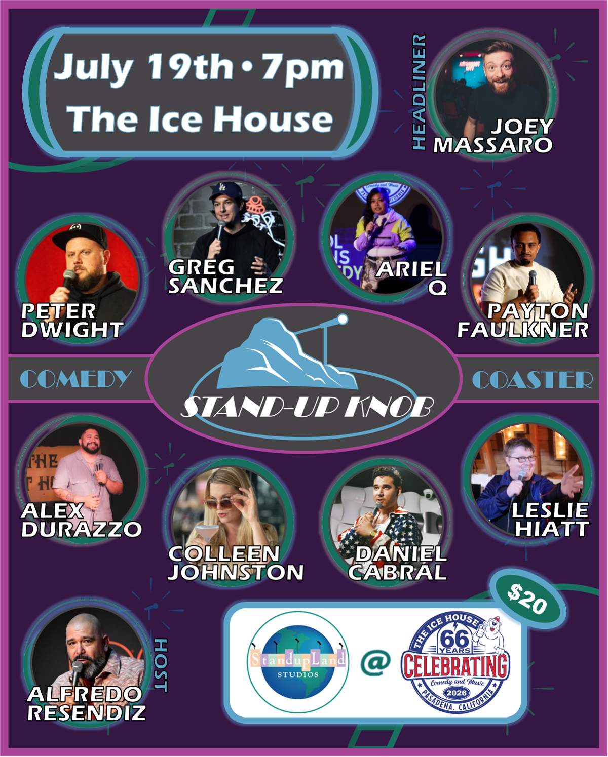 Poster for Stand-Up Knob Comedy Coaster