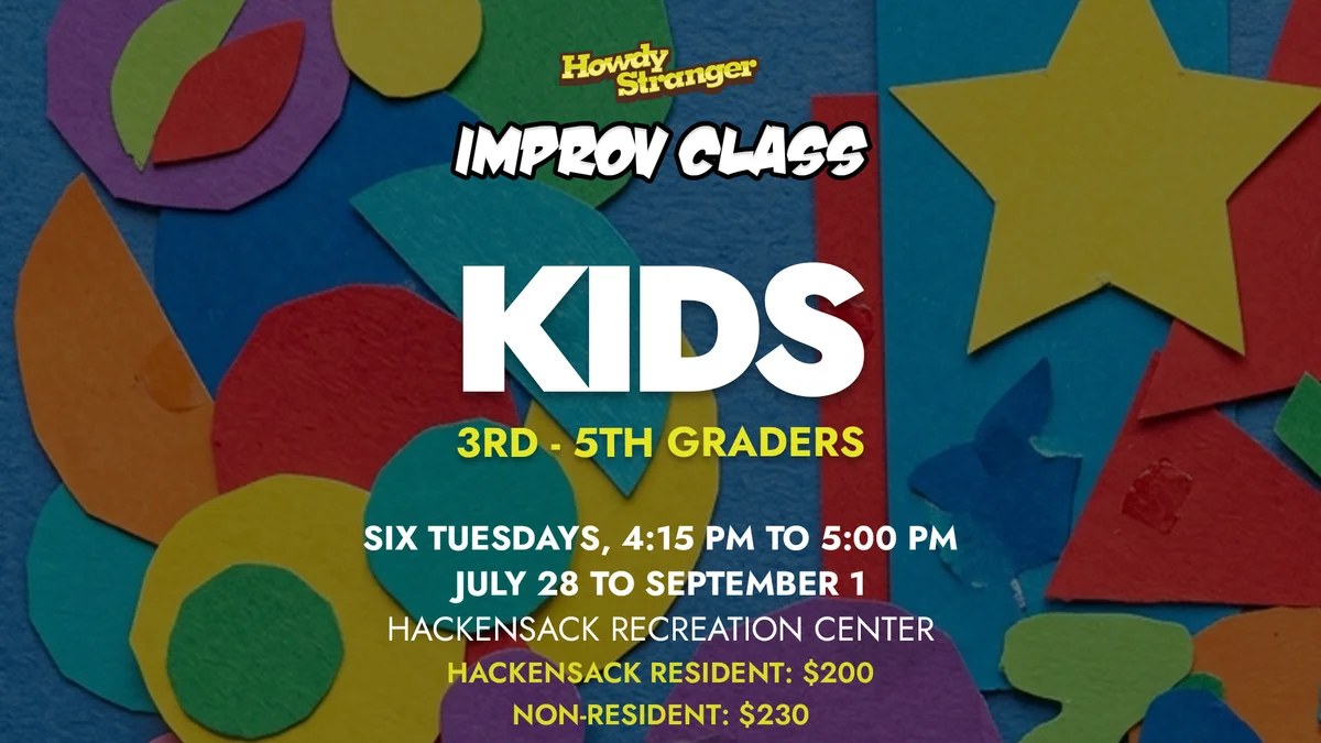 Poster for Improv for Kids (3rd to 5th Graders)
