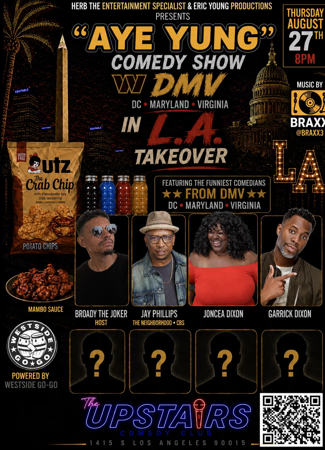 Poster for The “Aye Yung” Comedy Show