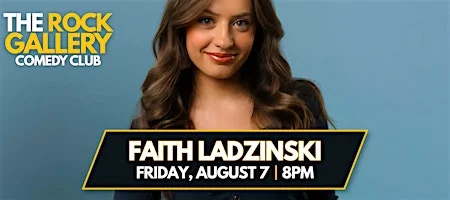 Poster for Faith Ladzinski Comedy Show