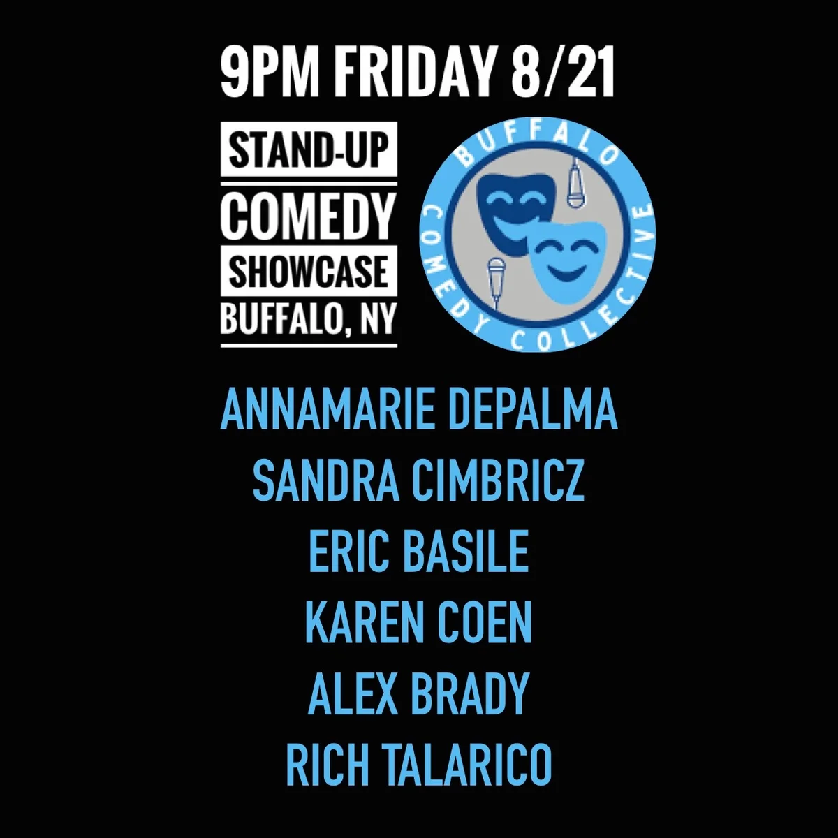 Poster for Stand-Up Showcase!
