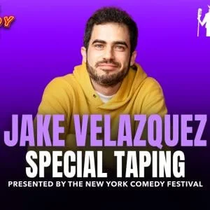 Poster for Jake Velazquez Special Taping Presented by the New York Comedy Festival