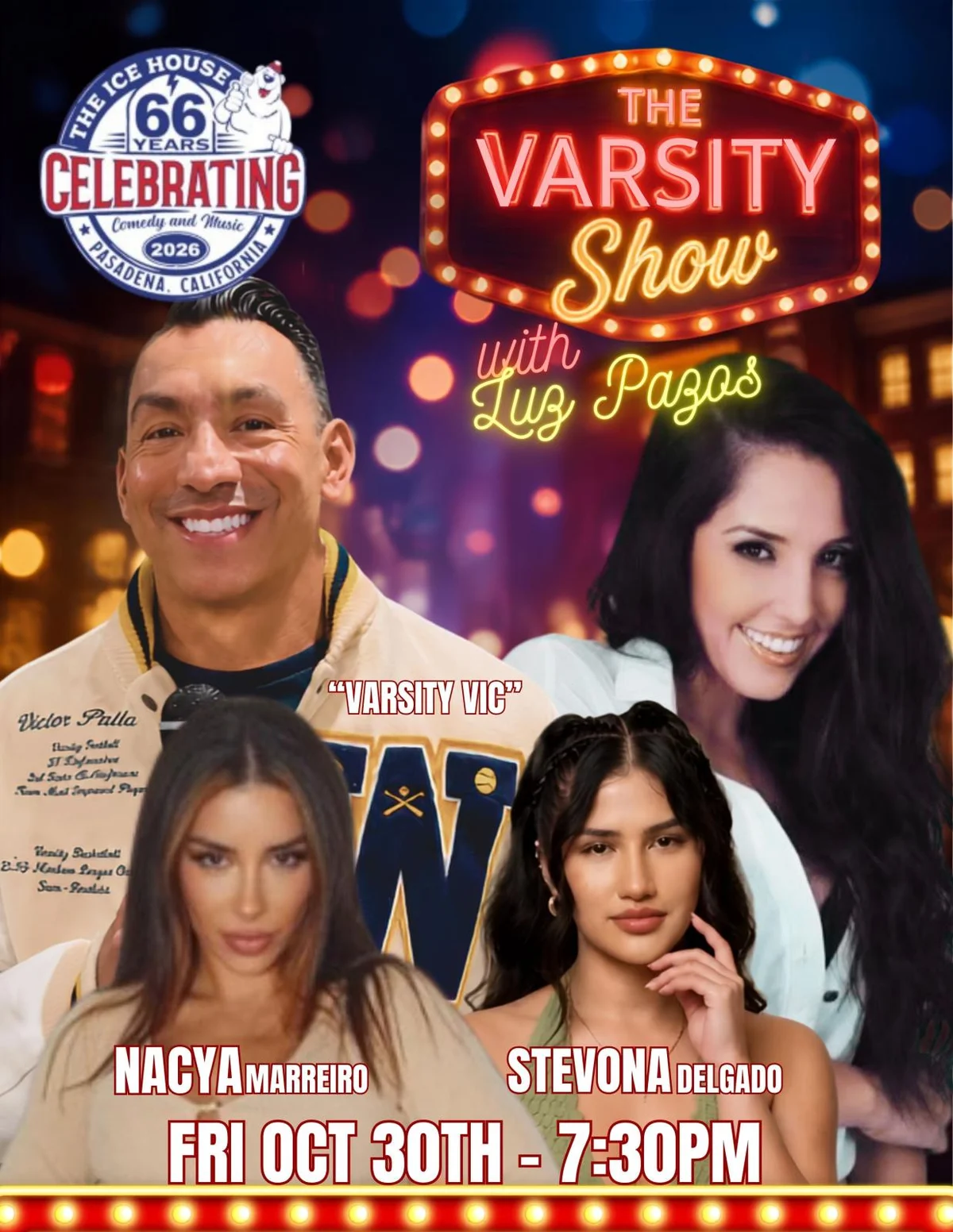 Poster for The Varsity Show w/ Luz Pazos