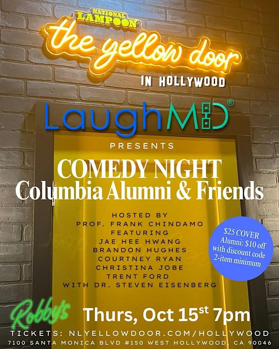 Poster for LaughMD presents Ivy League Laughs!