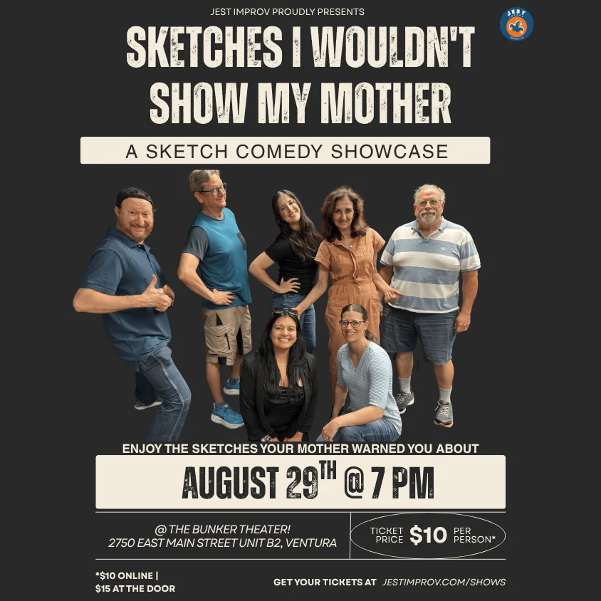 Poster for Jest Improv Presents: Sketches I Wouldn't Show My Mother