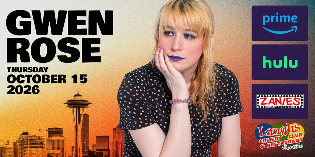 Poster for Comedy show: Comedian Gwen Rose at Laughs Comedy