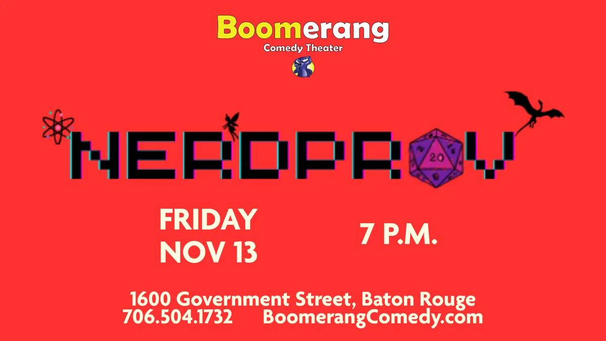 Poster for IMPROV FROM "NERDPROV"