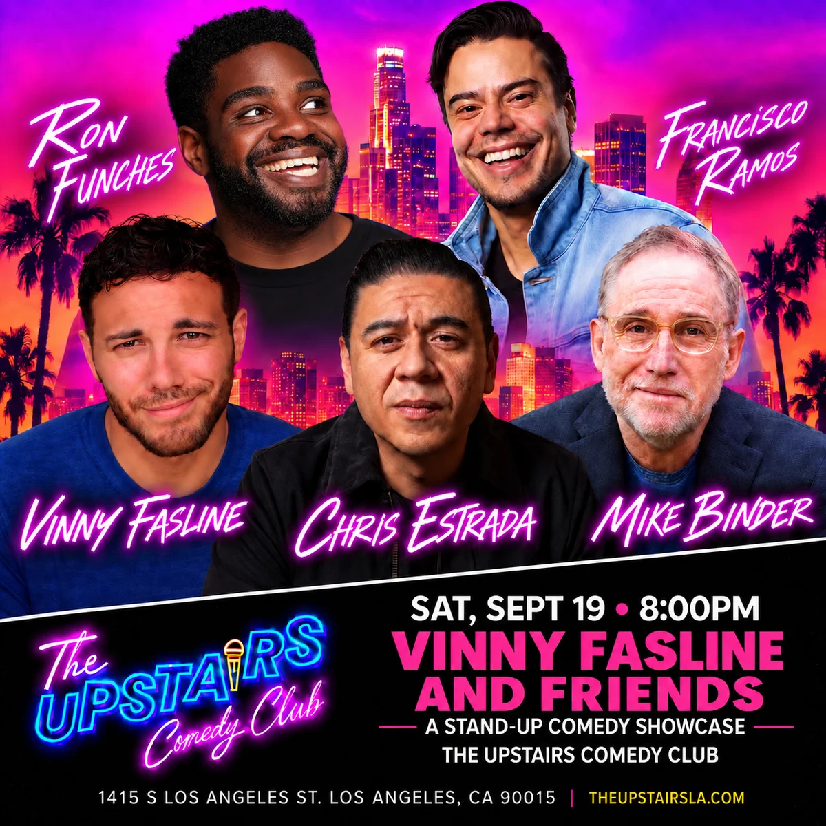 Poster for VINNY FASLINE & FRIENDS