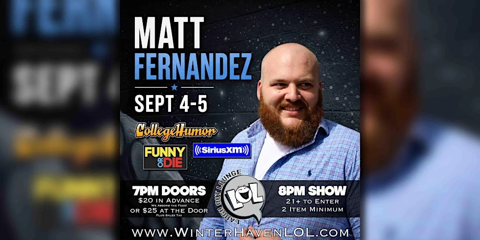 Poster for Matt Fernandez from Funny or Die!