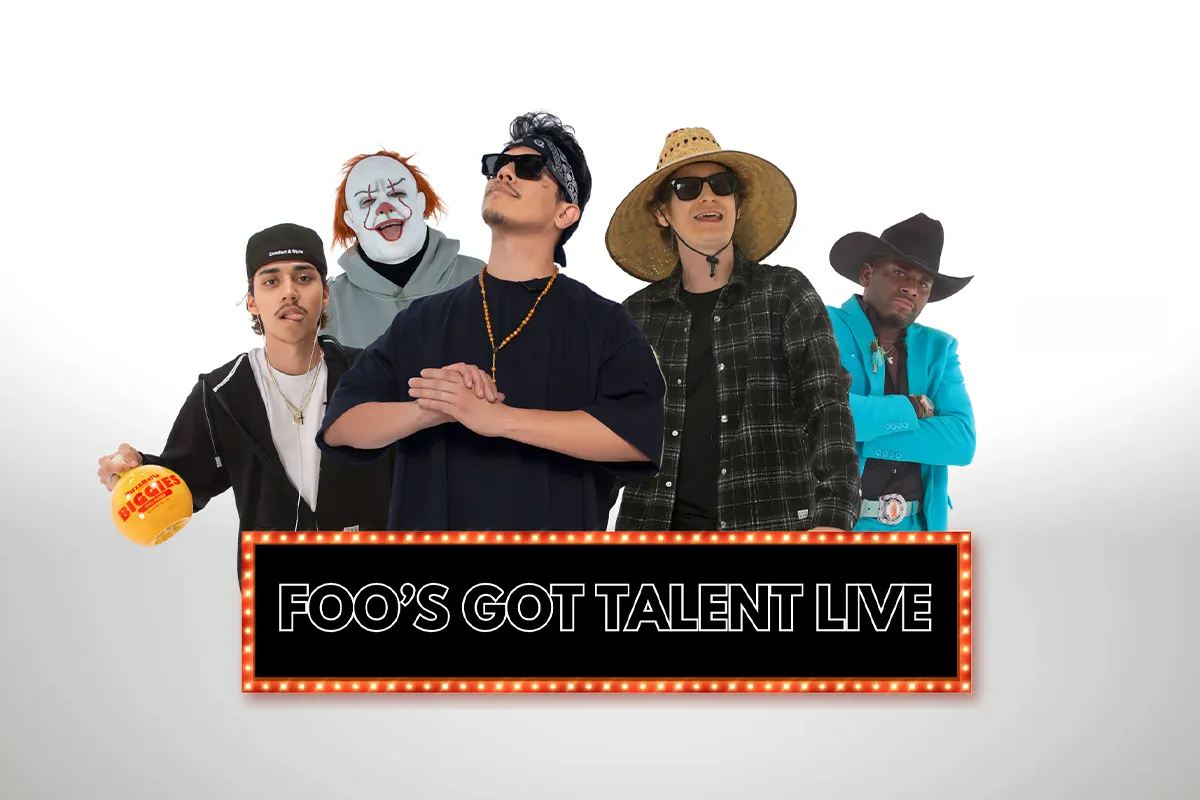Poster for SUPEReeeGO/Foo’s Got Talent Live featuring Eric Ochoa