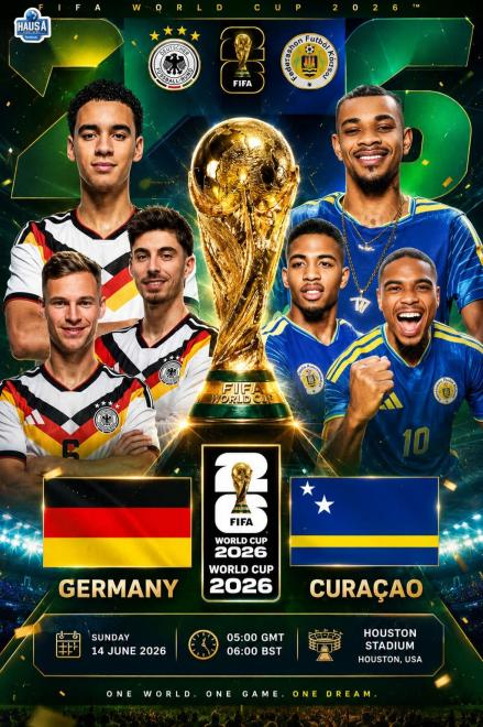Poster for Germany vs. Curaçao- World Cup - All You can Drink