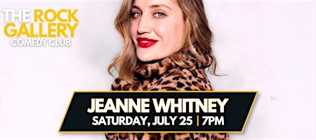Poster for Jeanne Whitney Comedy Show