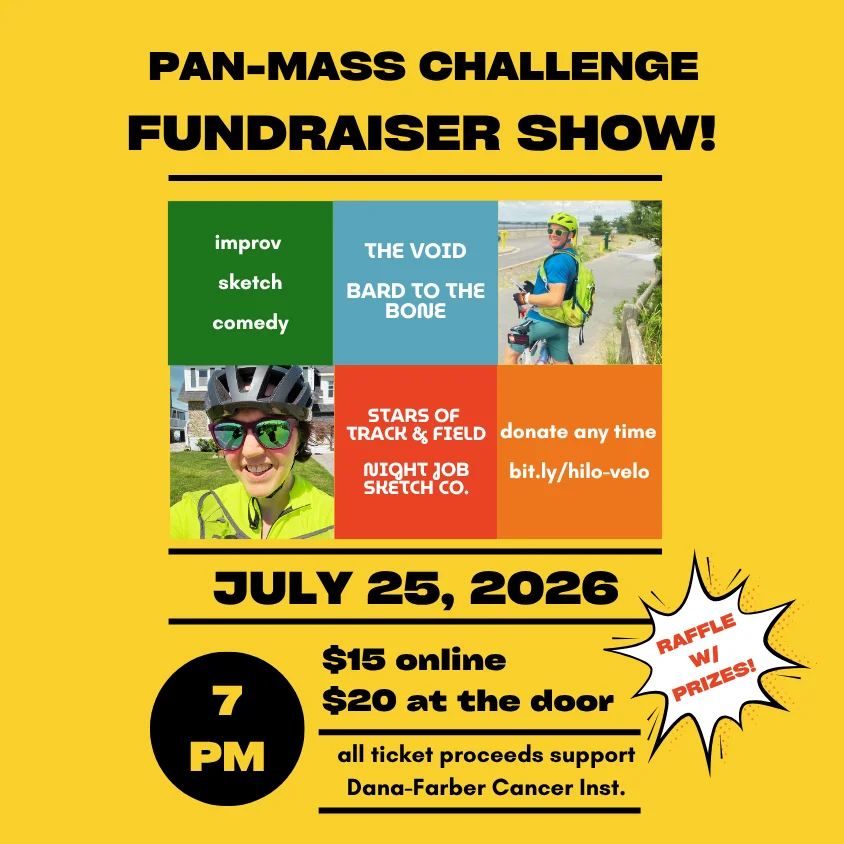 Poster for PAN-MASS CHALLENGE FUNDRAISER SHOW!