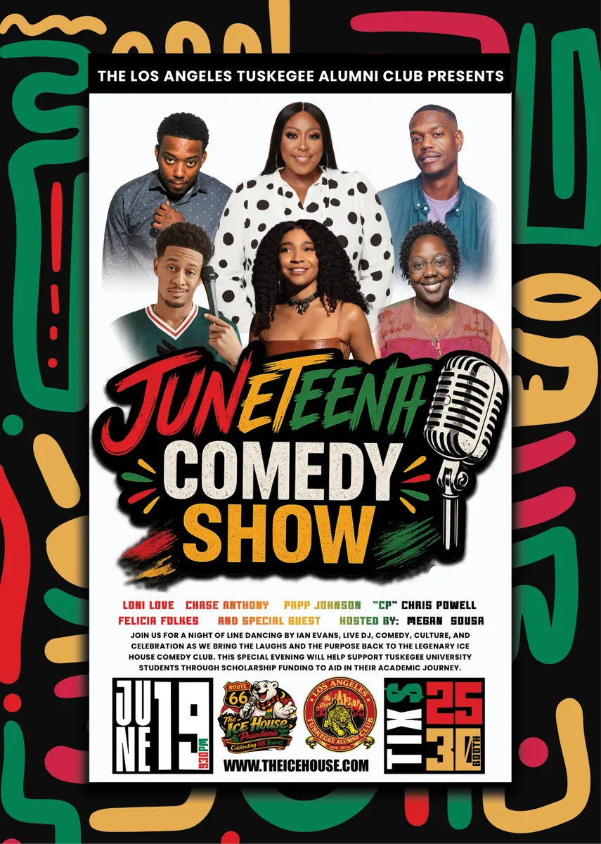 Poster for Juneteenth Comedy Show