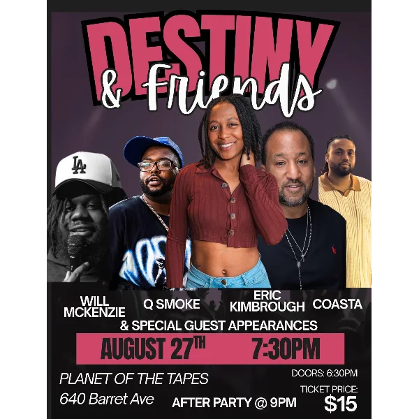 Poster for Destiny Jean & Friends Birthday Show