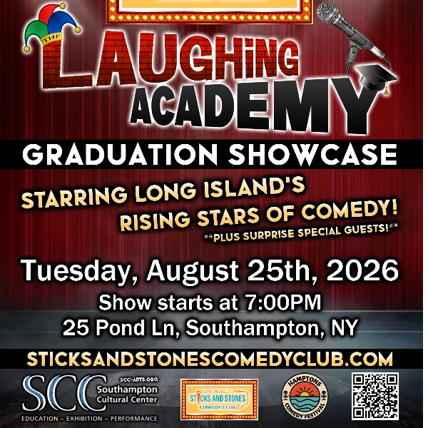 Poster for Laughing Academy's GRADUATION SHOW!!