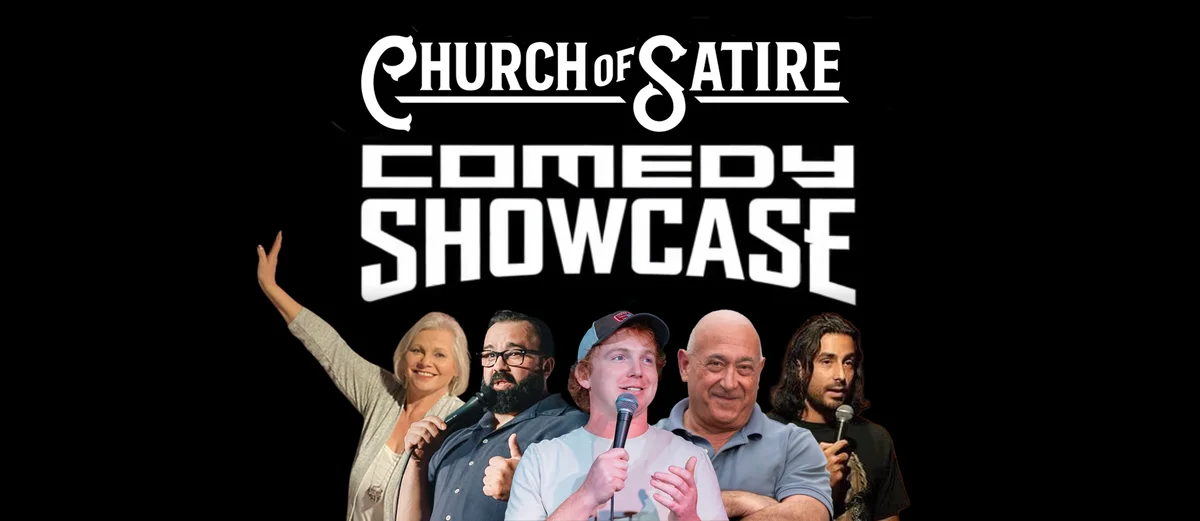 Poster for Church of Satire Comedy Showcase