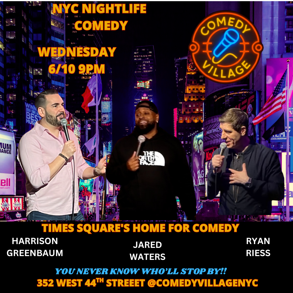 Poster for NYC Stand-Up | Wed, June 10th @9 PM