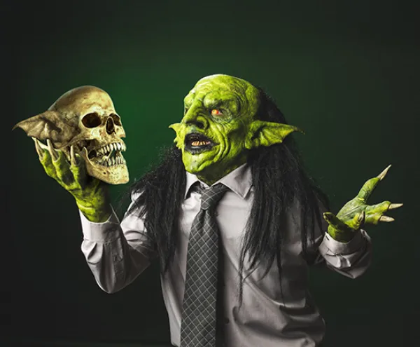 Poster for Goblín: A One Gob Show with John Goblikon live in Indy wsg features