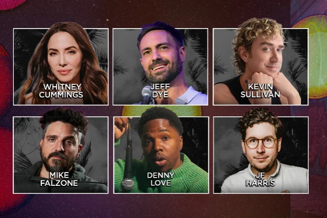 Poster for Tonight at the Improv ft. Whitney Cummings, Moses Storm, Jeff Dye, Kevin Sullivan, Denny Love, JF Harris, Mike Falzone and more TBA