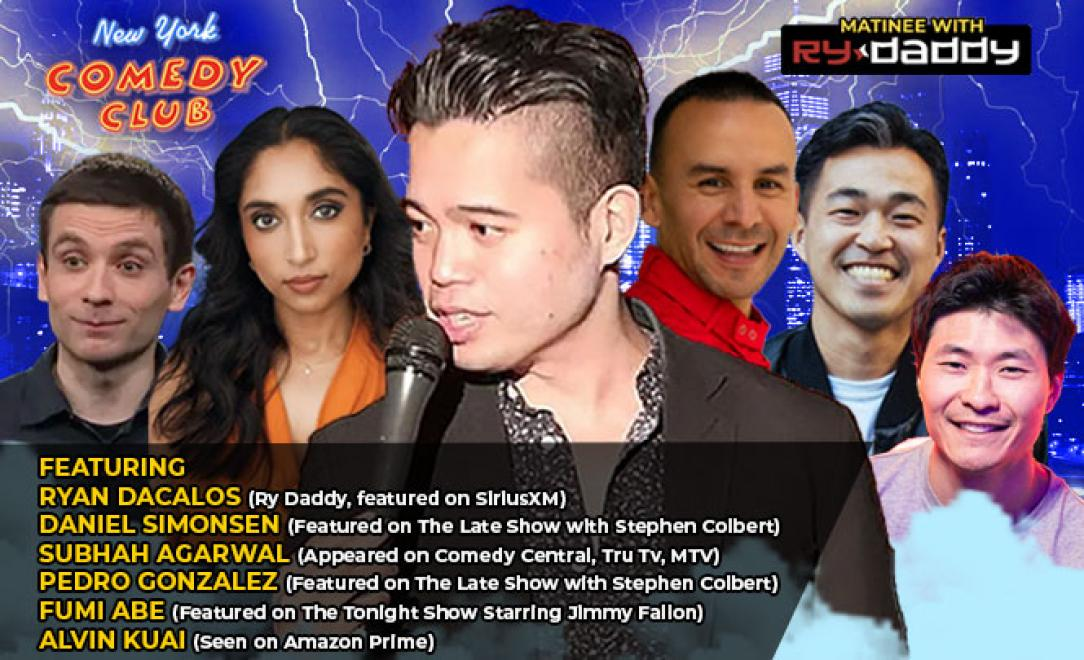 Poster for Matinee with Ry Daddy ft: Daniel Simonsen, Subhah Agarwal, Fumi Abe, Pedro Gonzalez, Alvin Kuai, Ryan Dacalos
