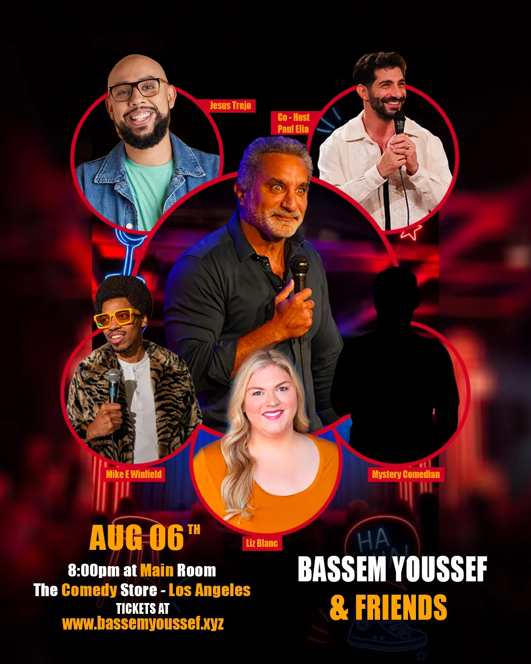 Poster for Bassem Youssef & Friends