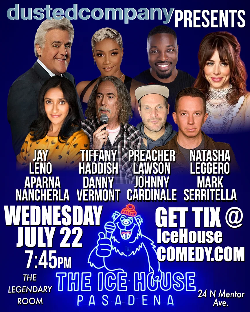 Poster for Jay Leno, Tiffany Haddish, Natasha Leggero & more