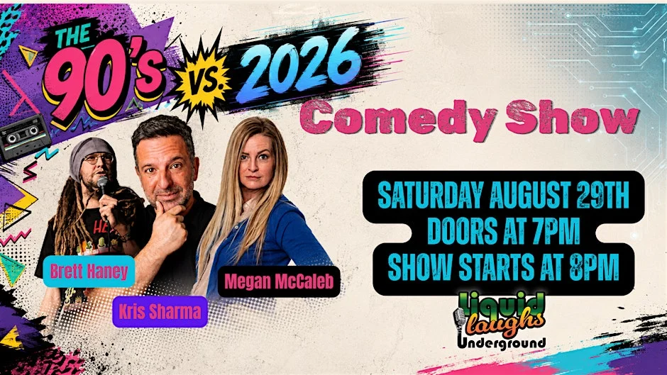 Poster for The 90s Vs 2026 Comedy Show