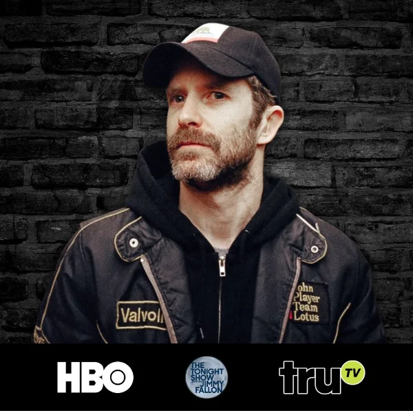 Poster for Andrew Orvedahl (The Tonight Show, Last Comic Standing, TruTV) Live in Denver! Plus Free Pizza!