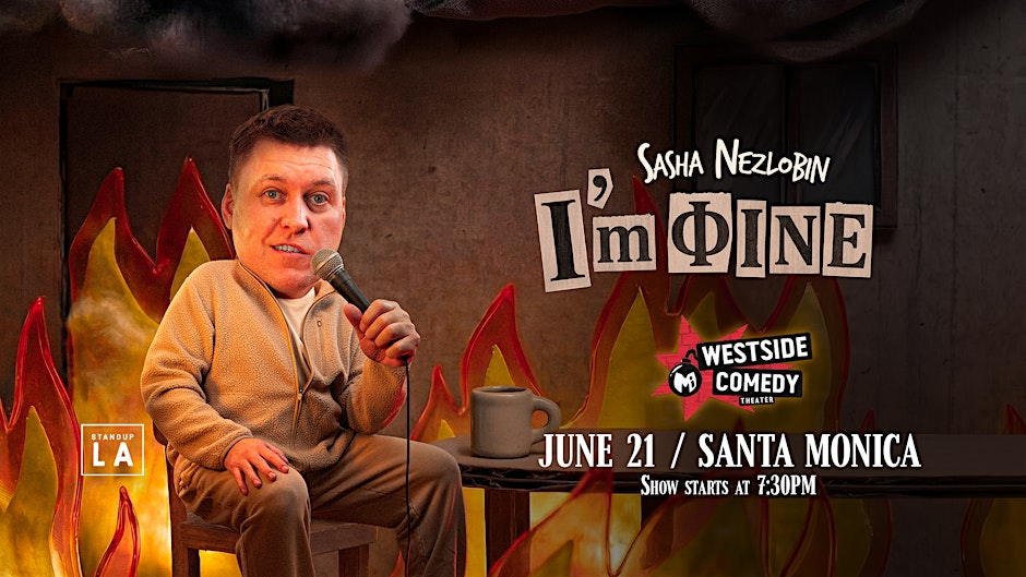 Poster for NEZLOBIN: LIVE IN SANTA MONICA (Stand Up Comedy)