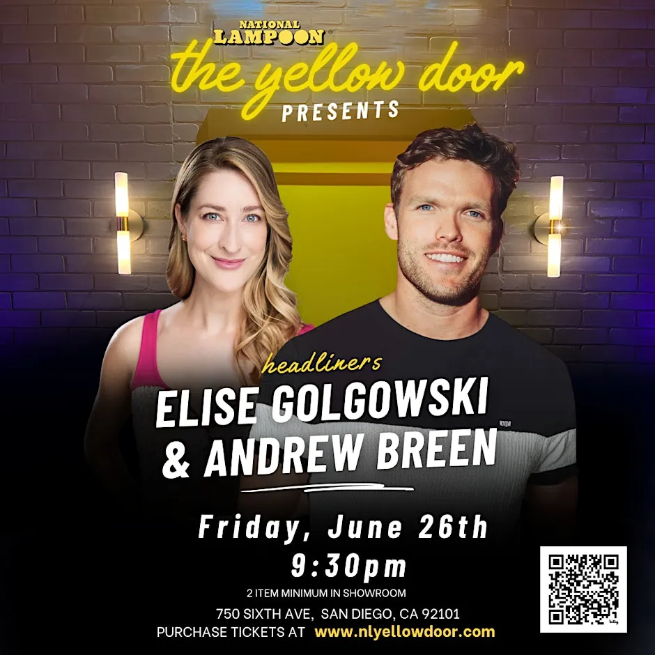 Poster for Elise Golgowski & Andrew Breen: Live in San Diego!