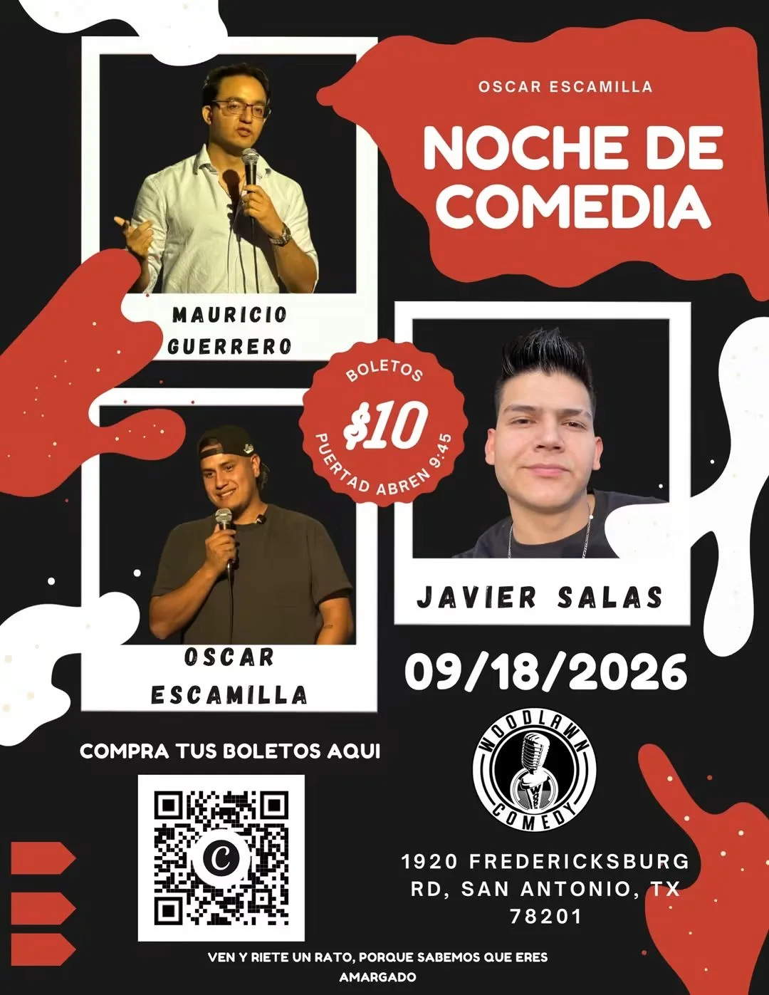 Poster for Noche De Comedia En Woodlawn Comedy