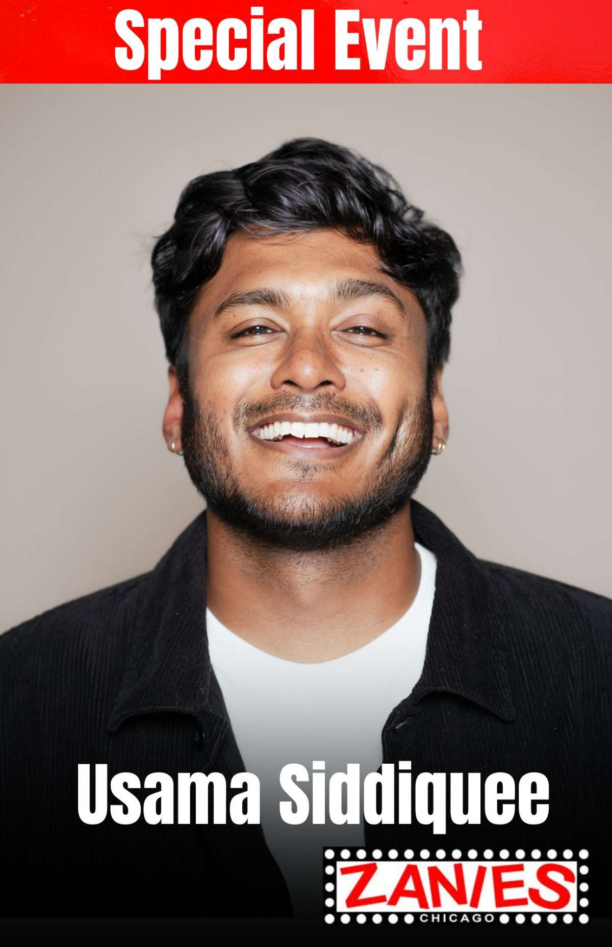 Poster for Usama Siddiquee *Special Event*